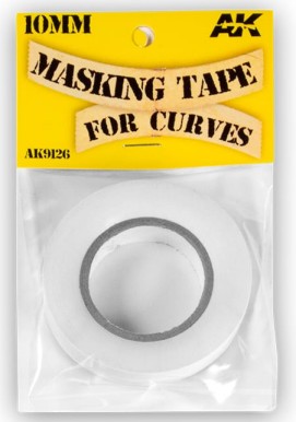 AK Interactive 9126 Masking Tape for Curves 10mm