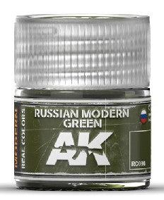 AK Interactive RC98 Real Colors: Russian Modern Green Acrylic Lacquer Paint 10ml Bottle