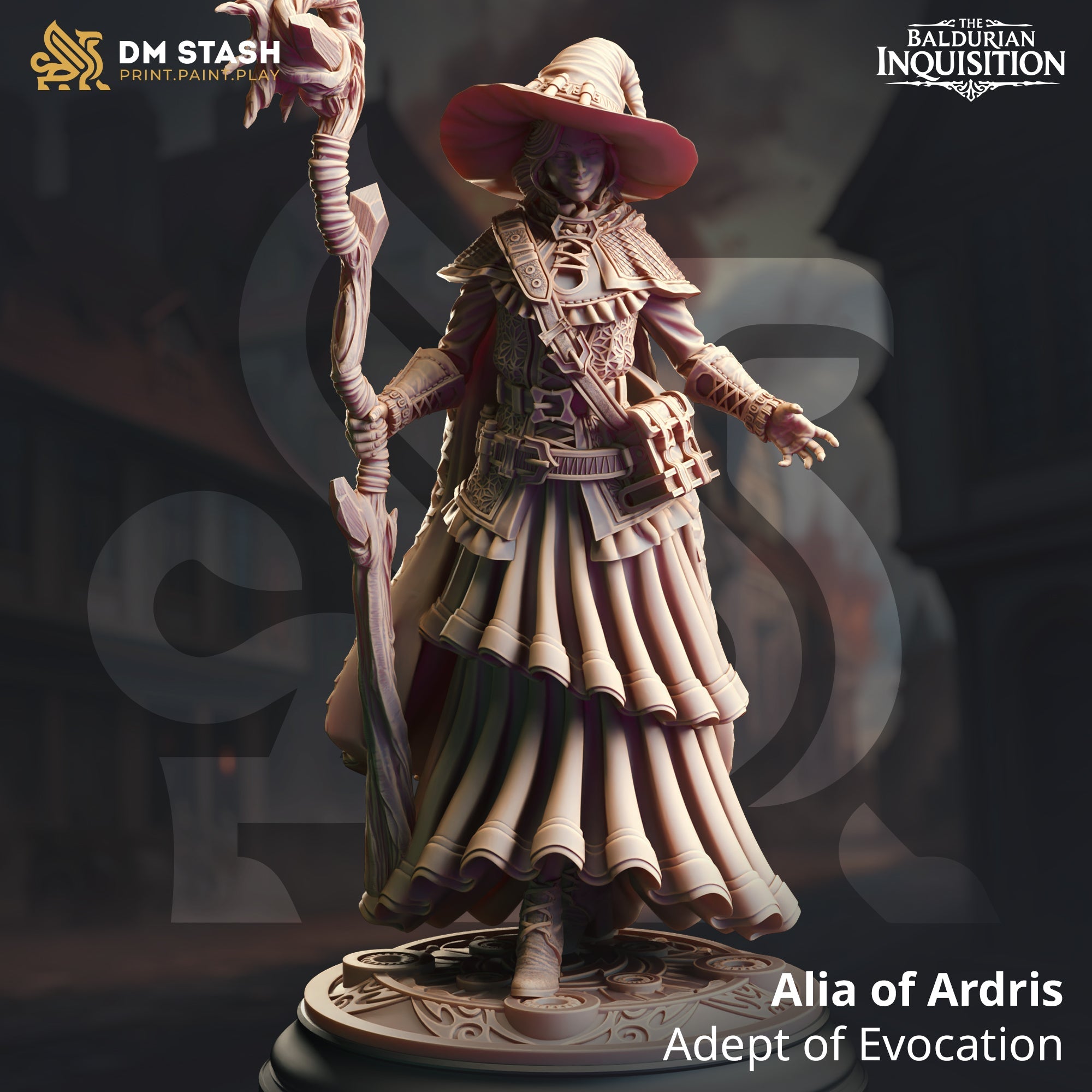 Alia of Ardris, Adept of Evocation (Female Human Wizard)