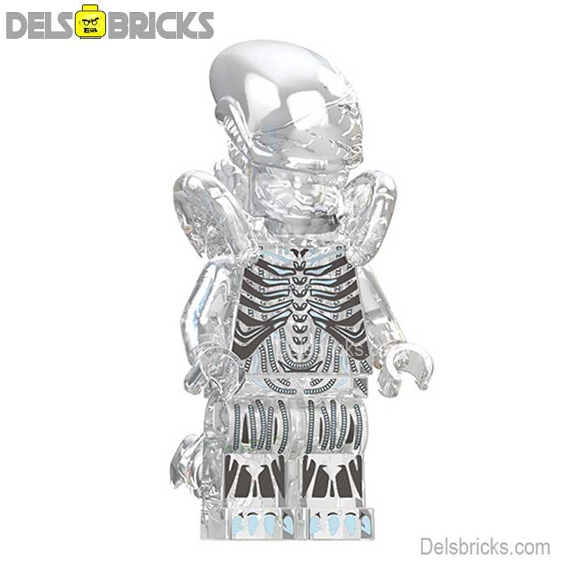 Alien Xenomorph transparent Lego Minifigures custom Toys