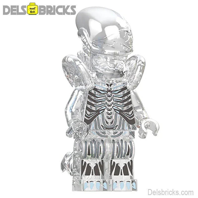 Alien Xenomorph transparent Lego Minifigures custom Toys