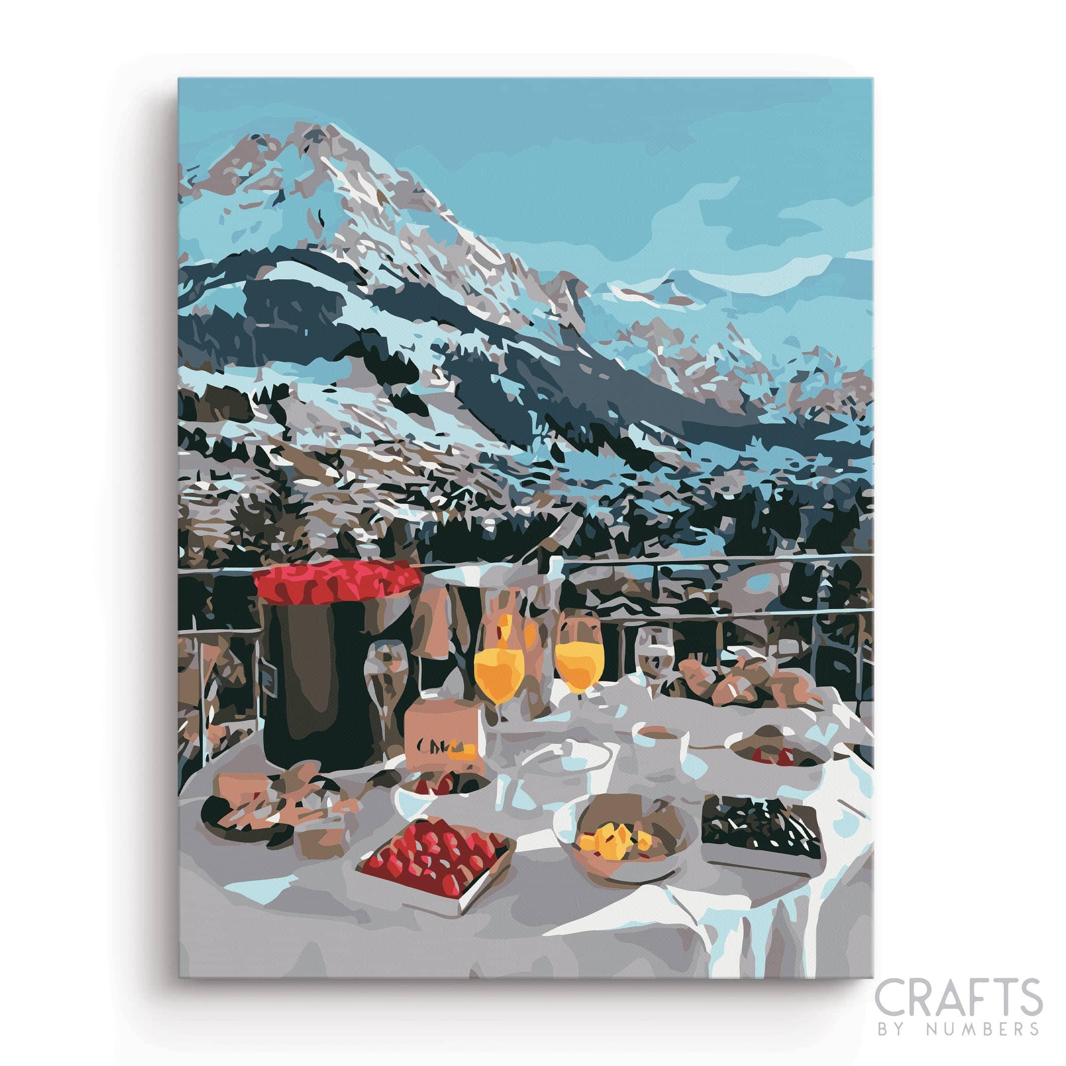 Alps Mountains Breakfast
