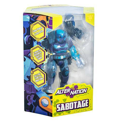 Alter Nation - Sabotage - 6.5 Inch Action Figure (With Free Comic Book