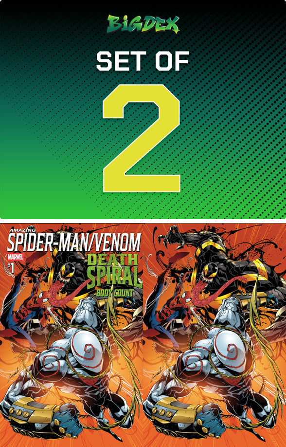 Amazing Spider-Man/Venom Death Spiral: Body Count #1 GODTAIL Trade/Virgin Set of 2