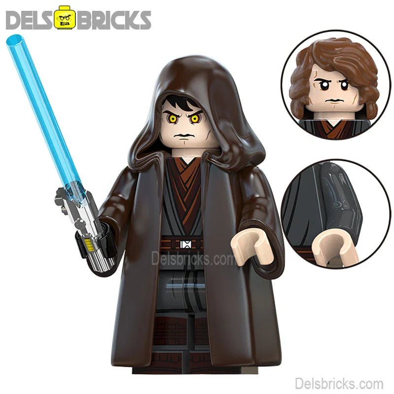 Anakin Skywalker Lego Star Wars Minifigures custom Toys 5