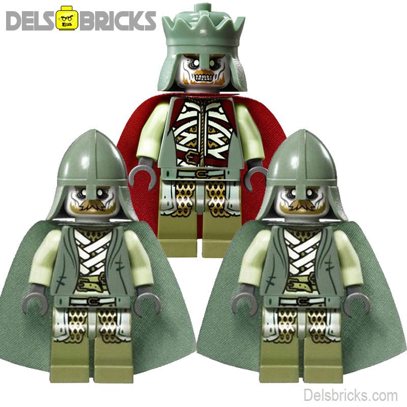 Army of the Dead set of 3 Lord of The Rings Lego Minifigures Custom Toys