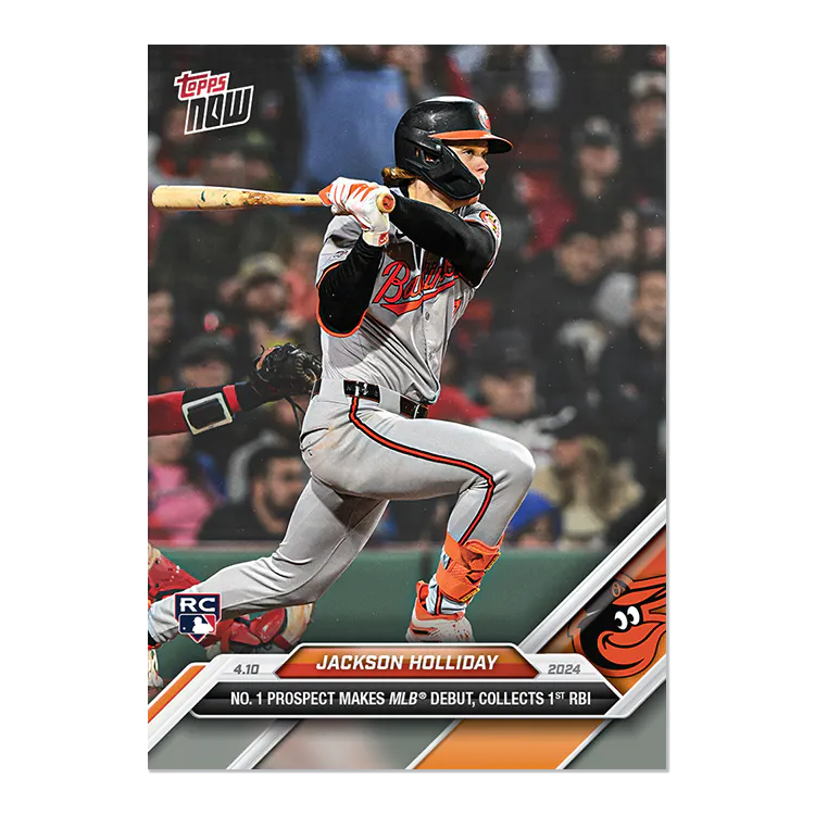 2024 Topps Now Jackson Holliday #61 Rookie RC Baseball Card