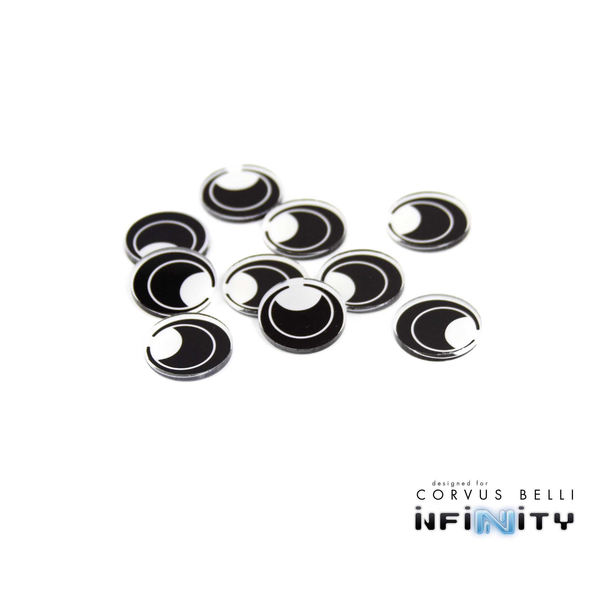 Full Color Infinity Faction Markers, 25mm (Bag of 10)