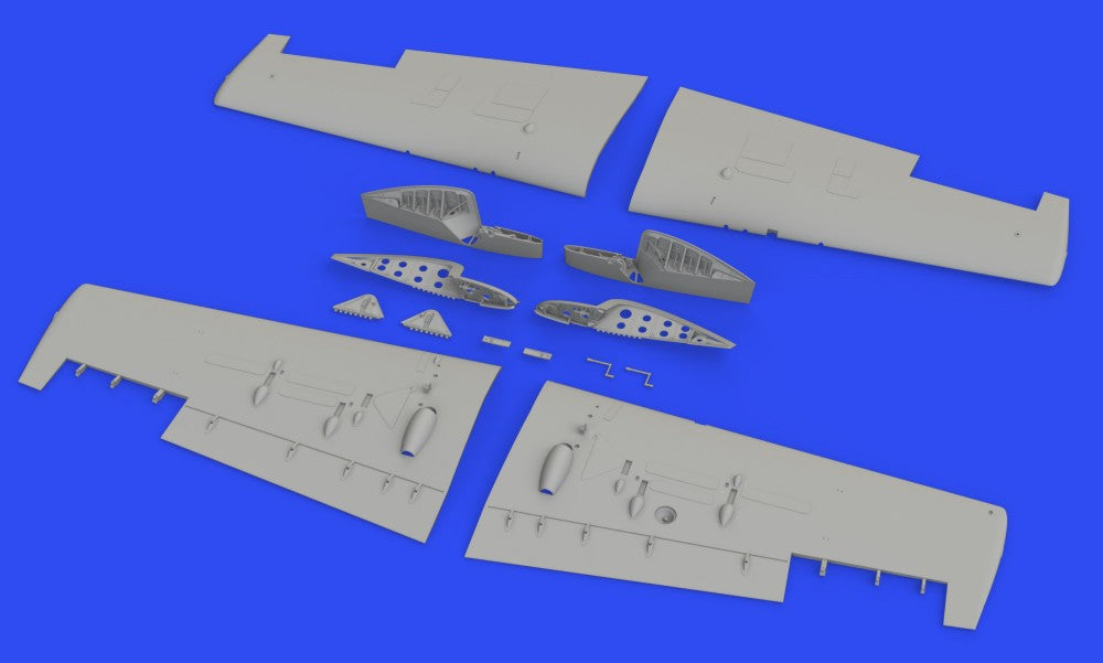 Eduard 648818 1/48 Aircraft- F4F4 Folding Wings for EDU (Photo-Etch & Resin)