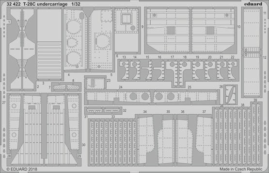Eduard 32422 1/32 Aircraft- T28C Undercarriage for KTY