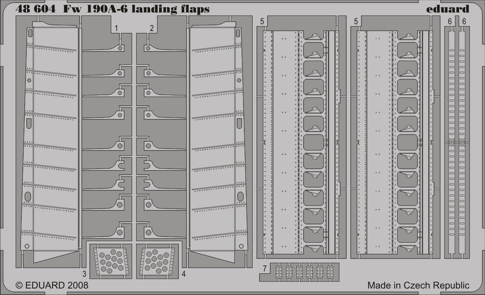 Eduard 48604 1/48 Aircraft- Fw190A6 Landing Flaps for HSG