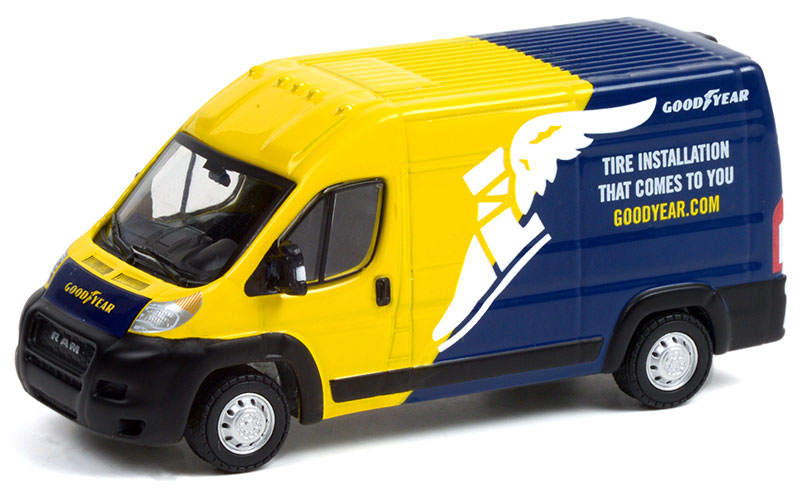 Greenlight 53030-E 1/64 Scale Goodyear 'Tire Installation That Comes To You'