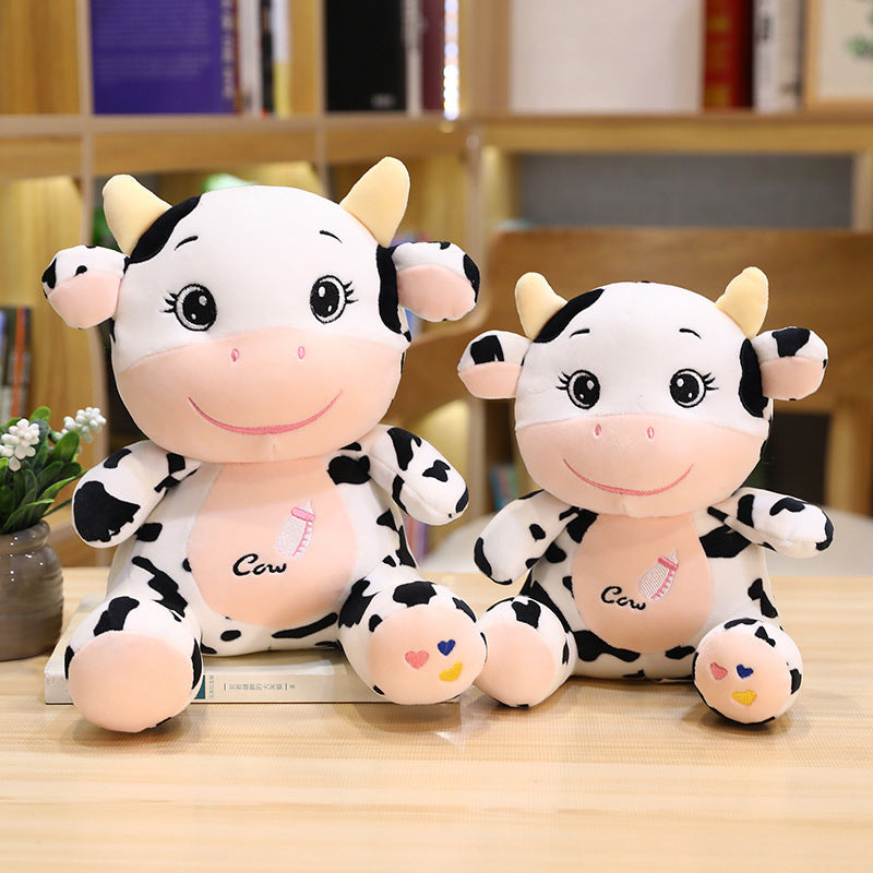 Soft Baby Cow Plush Toy – Cute Stuffed Animal Doll