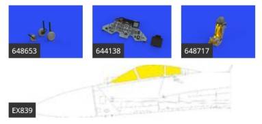 Eduard 644144 1/48 Aircraft- Su27 LooKplus for LNR (Mask, Photo-Etch & Resin)
