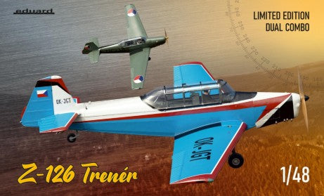 Eduard 11156 1/48 Zlin Z126 Trener Two-Seater Trainer Aircraft Dual Combo (Ltd E