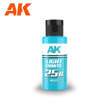 AK Interactive 1577 Dual Exo Scenery: 25A Light Cianite Acrylic Paint 60ml Bottl