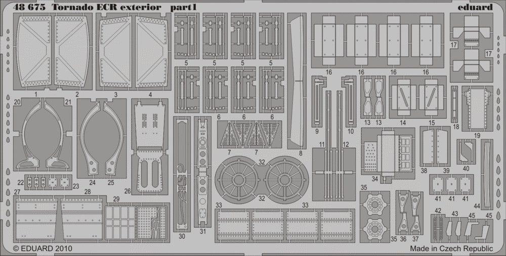 Eduard 48675 1/48 Aircraft- Tornado ECR Exterior for HBO