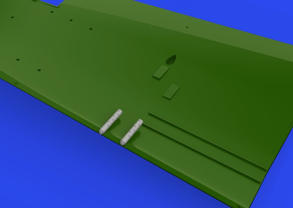 Eduard 648950 1/48 Aircraft- FM1 Gun Barrels for EDU (Resin)
