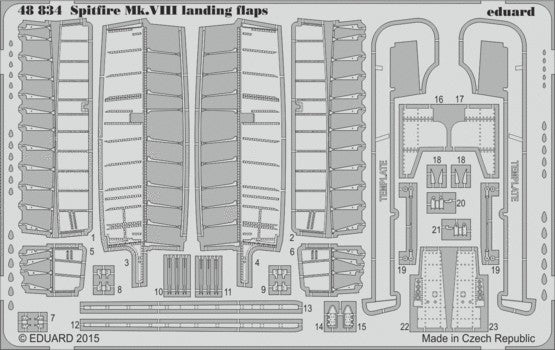 Eduard 48834 1/48 Aircraft- Spitfire Mk VIII Landing Flaps for EDU