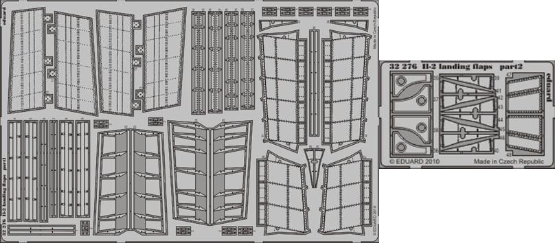 Eduard 32276 1/32 Aircraft- IL2 Landing Flaps for HBO