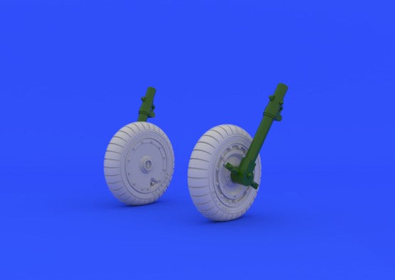 Eduard 648150 1/48 Aircraft- Fw190 Wheels Late for EDU (Resin)