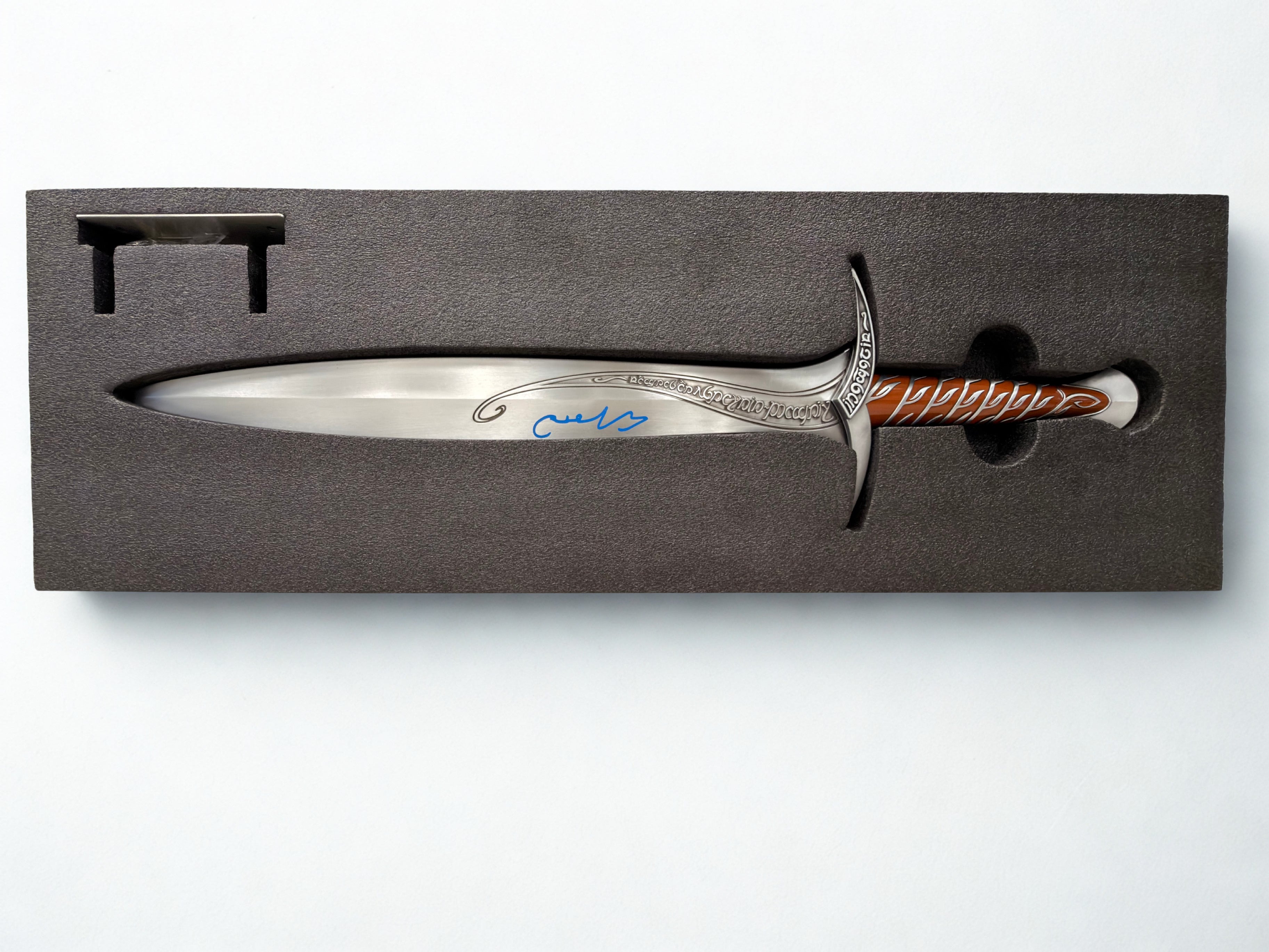 Lord of the Rings Sting Sword Prop Replica Signed