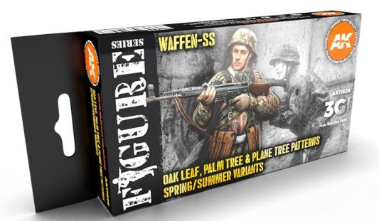 AK Interactive 11626 Figures Series: Waffen SS Oak Leaf/Tree Patterns Spring/Sum