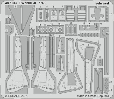 Eduard 481047 1/48 Aircraft- Fw190F8 for EDU