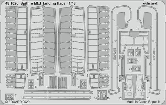 Eduard 481026 1/48 Aircraft- Spitfire Mk I Landing Flaps for EDU