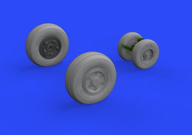 Eduard 632136 1/32 Aircraft- F/A18E Wheels for RVL (Resin)