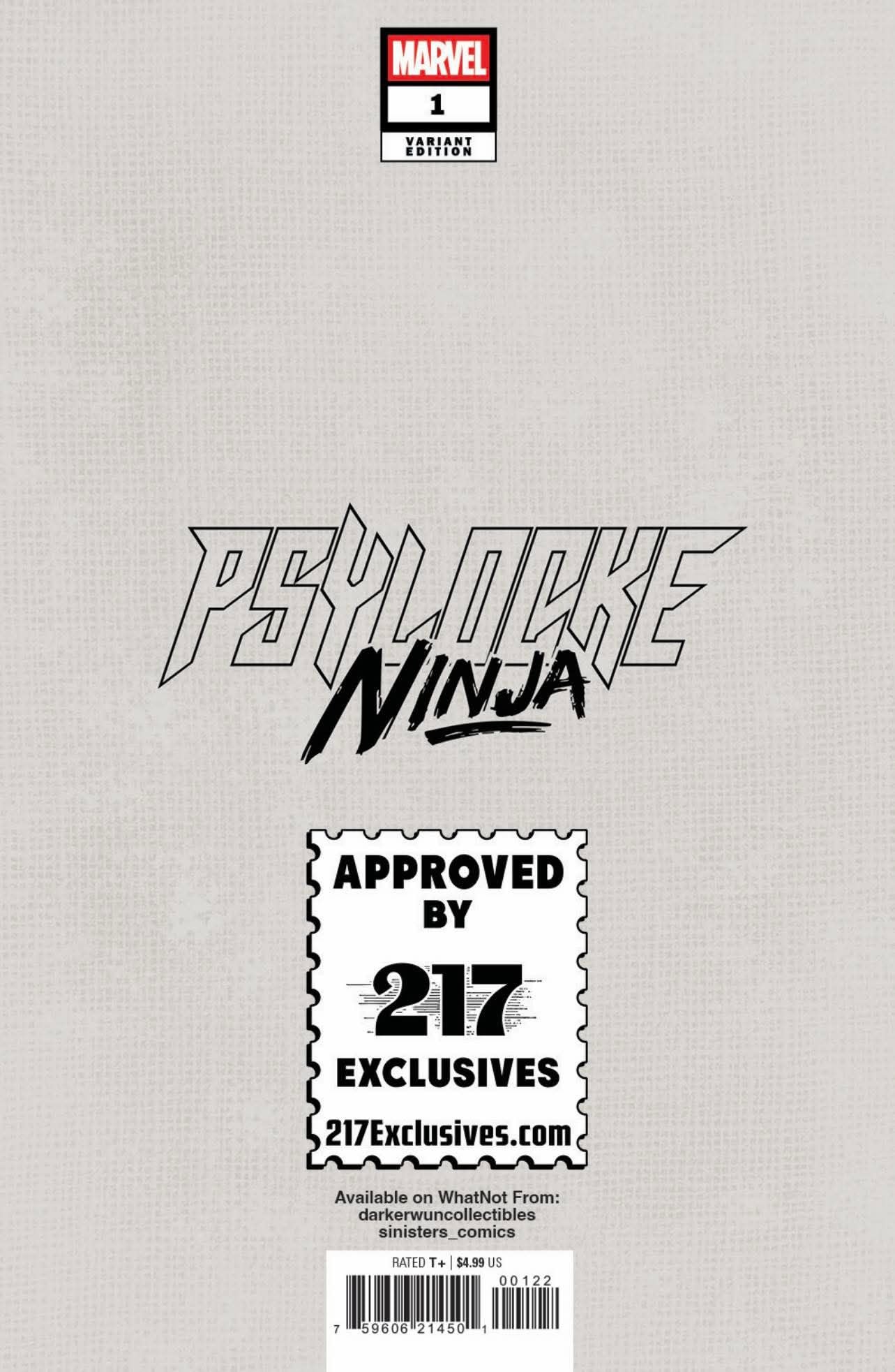 Psylocke: Ninja #1 Joseph Michael Lisner Exclusive Virgin Var (01/2026)