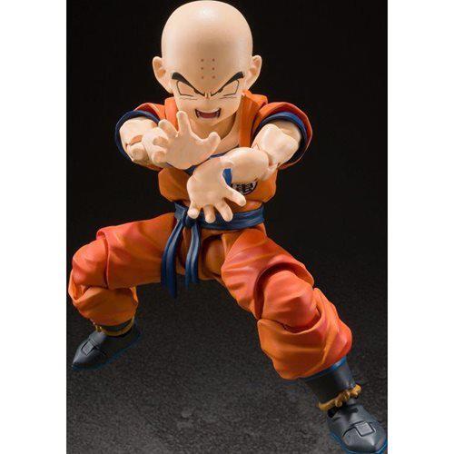 Bandai Dragon Ball Z Krillin Earth's Strongest Man S.H.Figuarts Action Figure