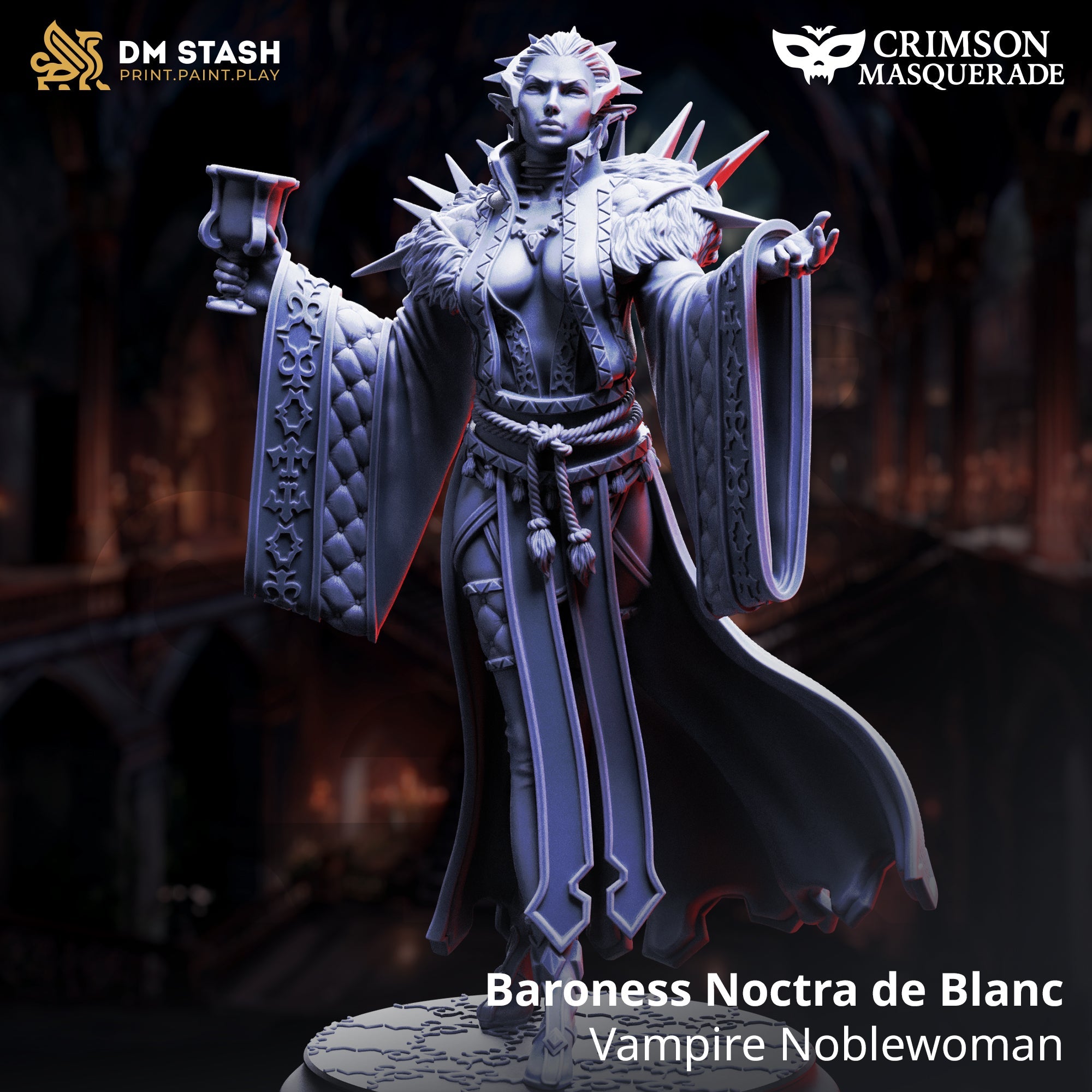 Baroness Noctra de Blanc, Vampiric Noblewoman (Female Vampire Noble)