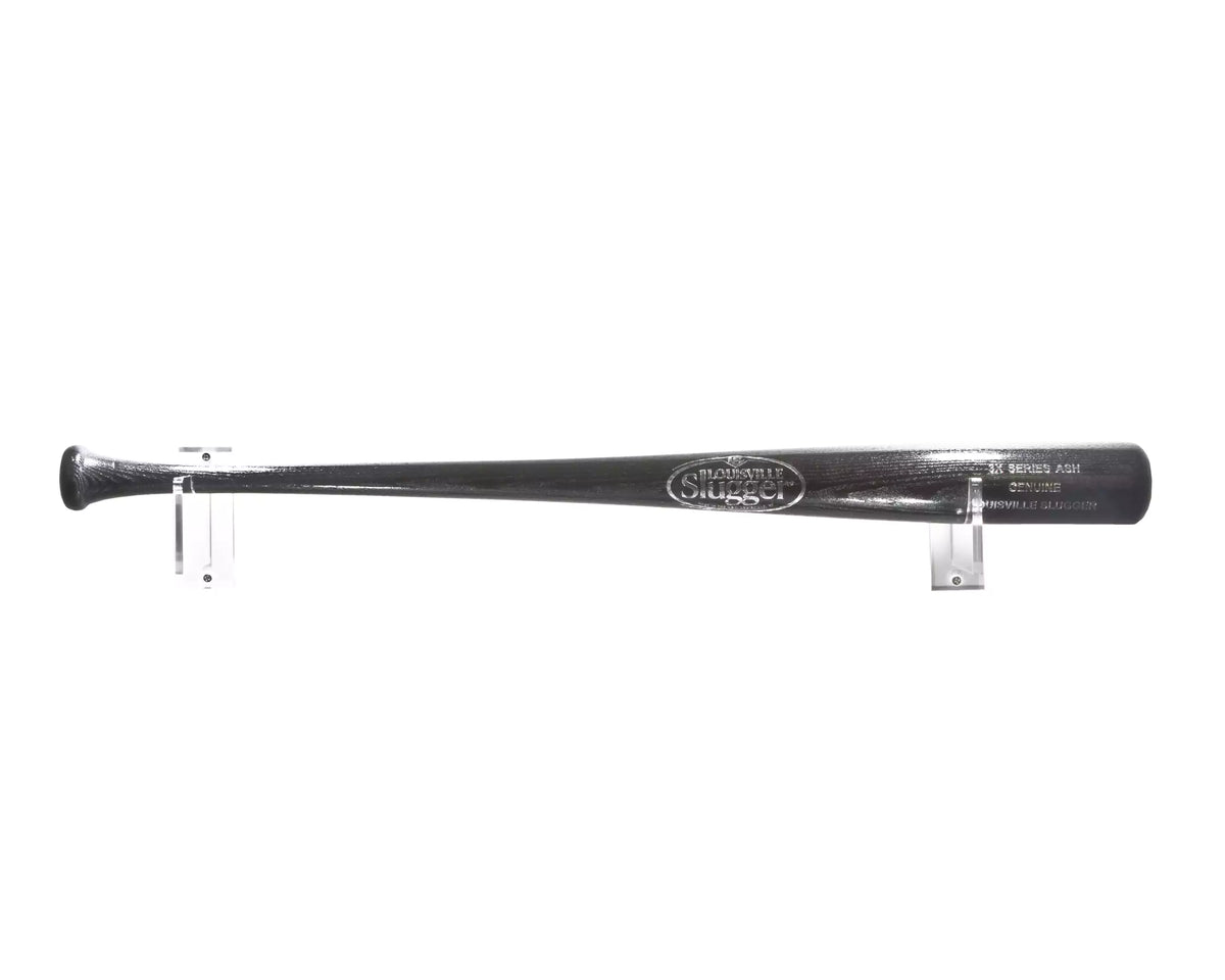 Acrylic Baseball Bat Wall Mounts Brackets – Clear, Baseball Bat Hanger