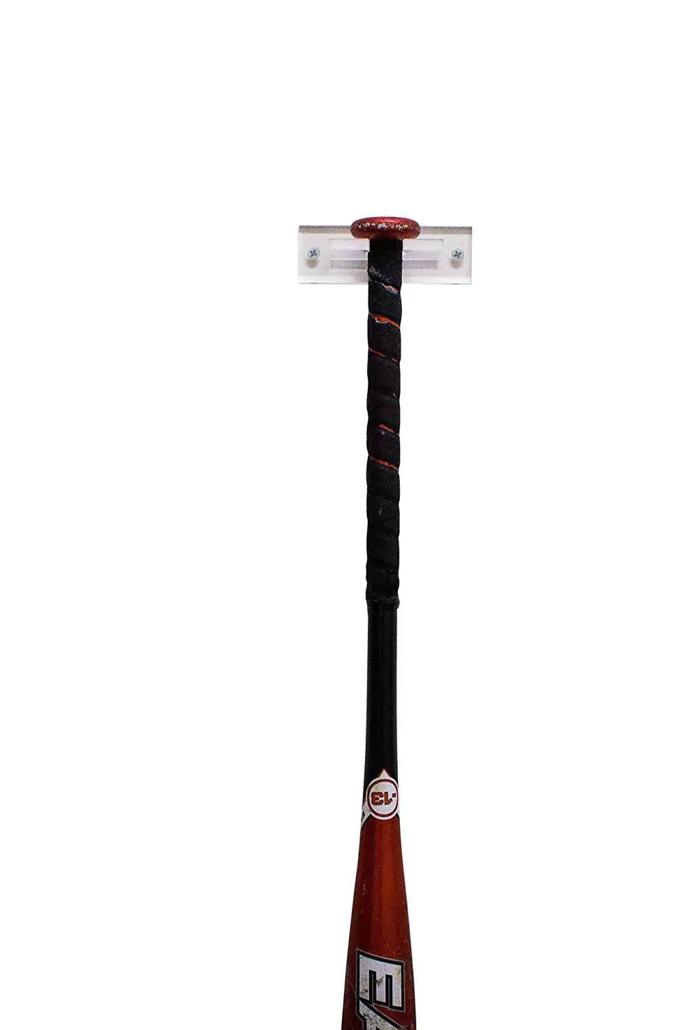 Acrylic Baseball Bat Wall Mounts Brackets – Clear, Baseball Bat Hanger