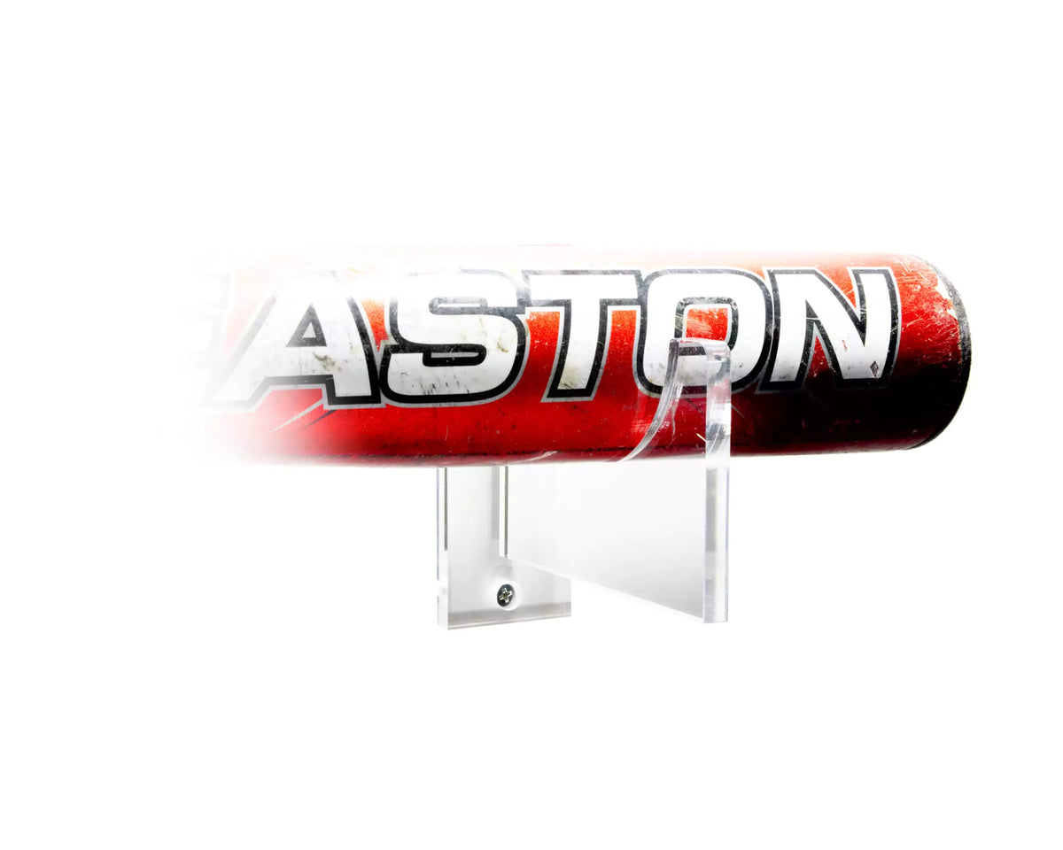 Acrylic Baseball Bat Wall Mounts Brackets – Clear, Baseball Bat Hanger