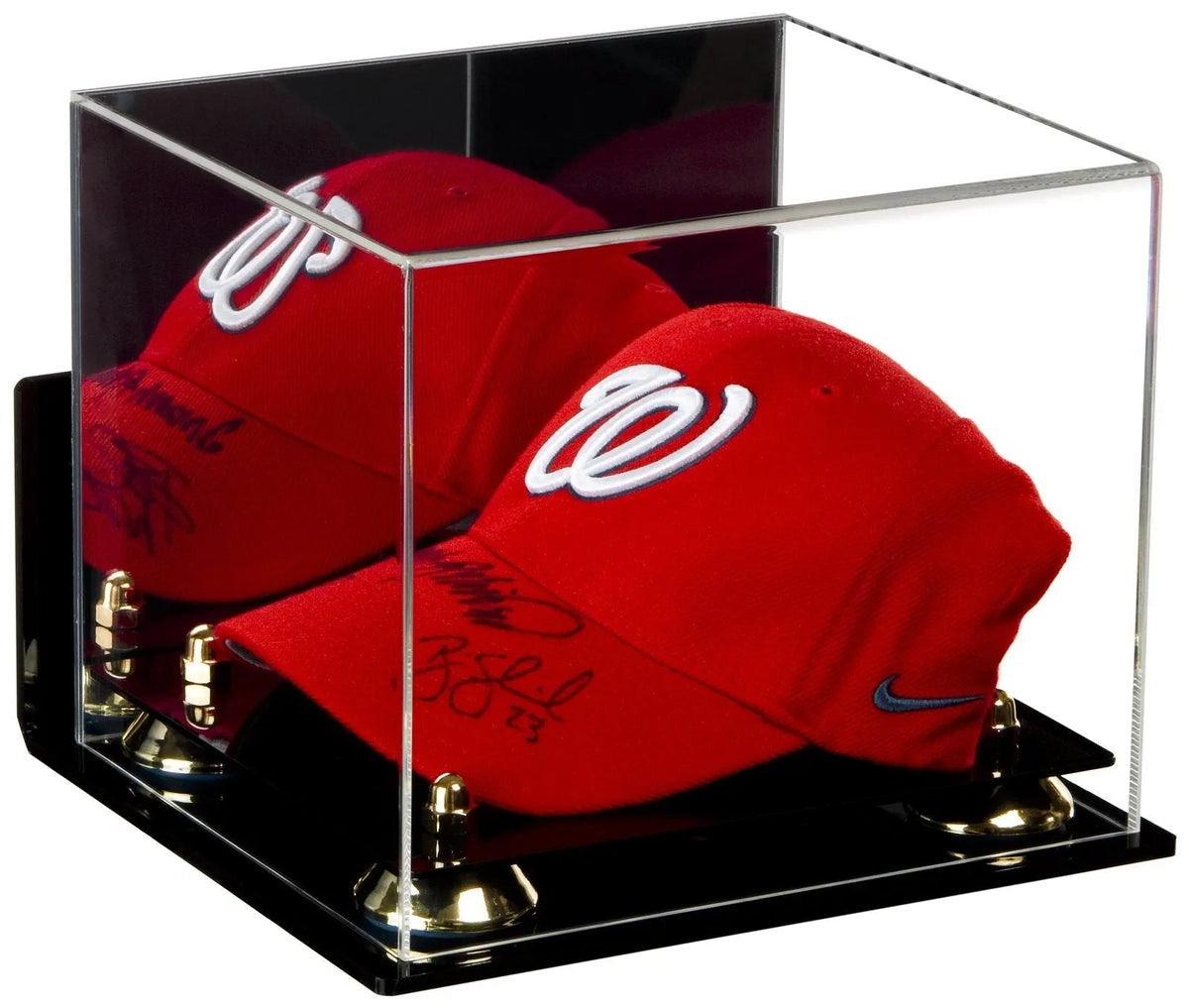 Acrylic Baseball Cap Display Case - Mirror Wall Mounts (A006/V21)
