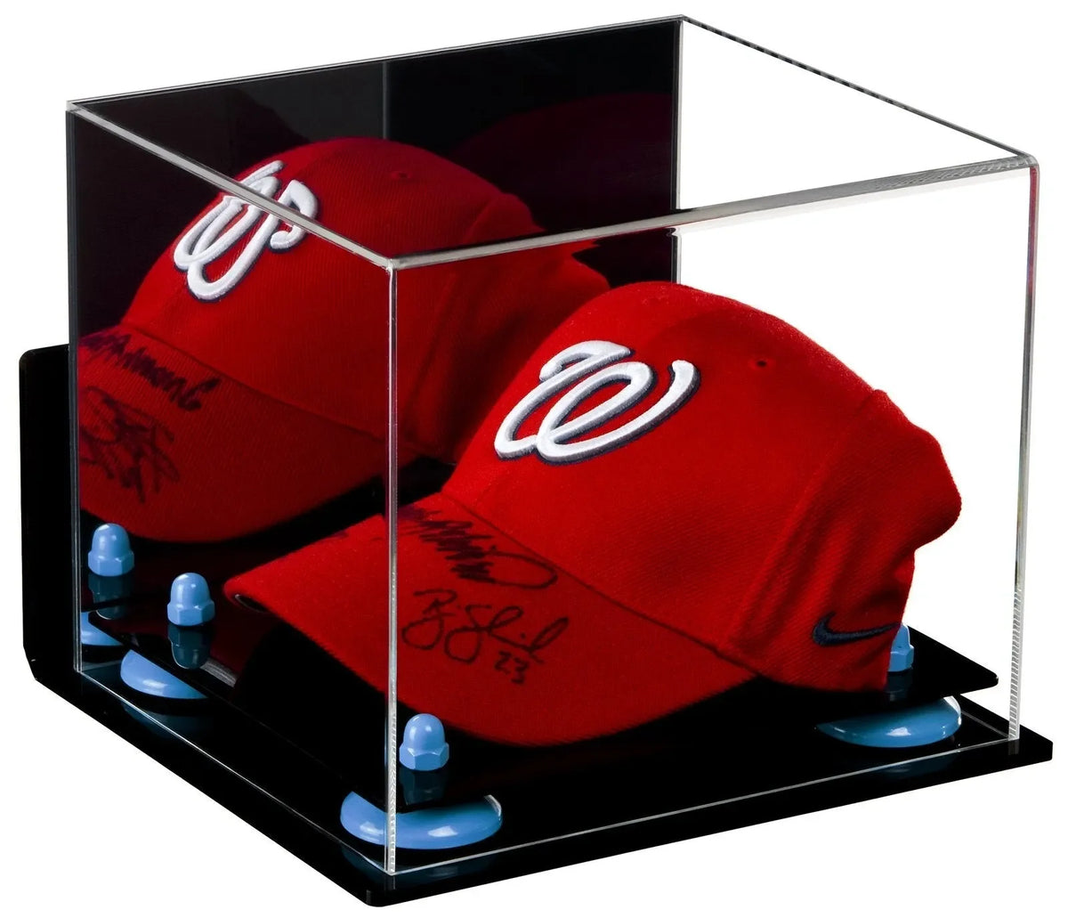 Acrylic Baseball Cap Display Case - Mirror Wall Mounts (A006/V21)