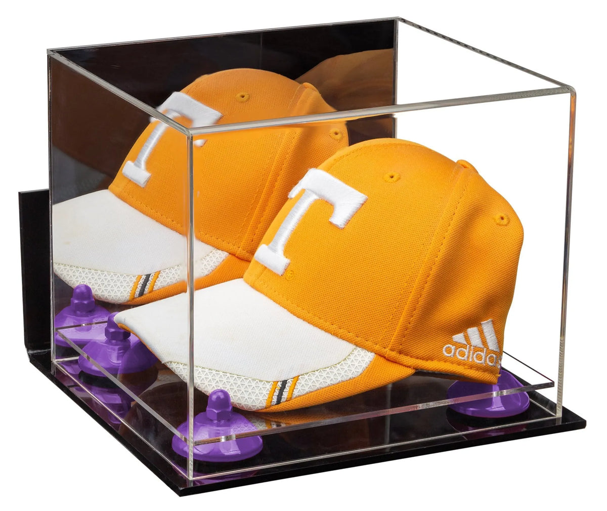 Acrylic Baseball Cap Display Case - Mirror Wall Mounts (A006/V21)