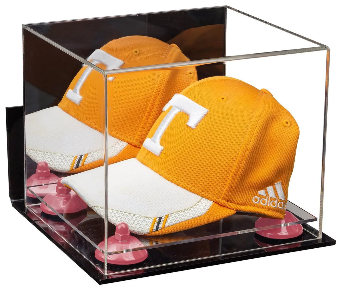 Acrylic Baseball Cap Display Case - Mirror Wall Mounts (A006/V21)