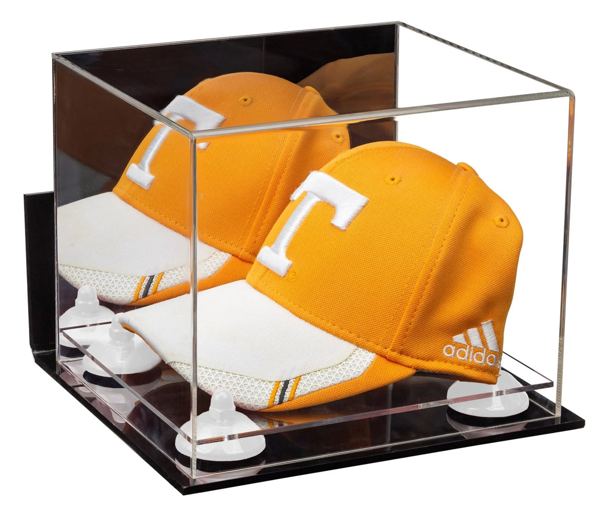Acrylic Baseball Cap Display Case - Mirror Wall Mounts (A006/V21)