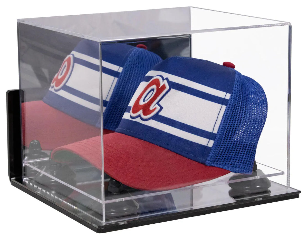 Acrylic Baseball Cap Display Case - Mirror Wall Mounts (A006/V21)
