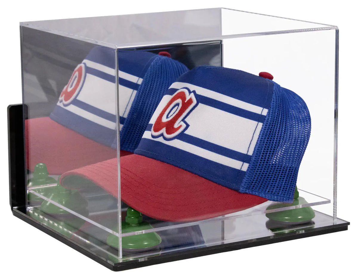Acrylic Baseball Cap Display Case - Mirror Wall Mounts (A006/V21)