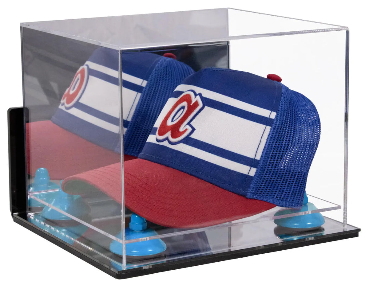 Acrylic Baseball Cap Display Case - Mirror Wall Mounts (A006/V21)
