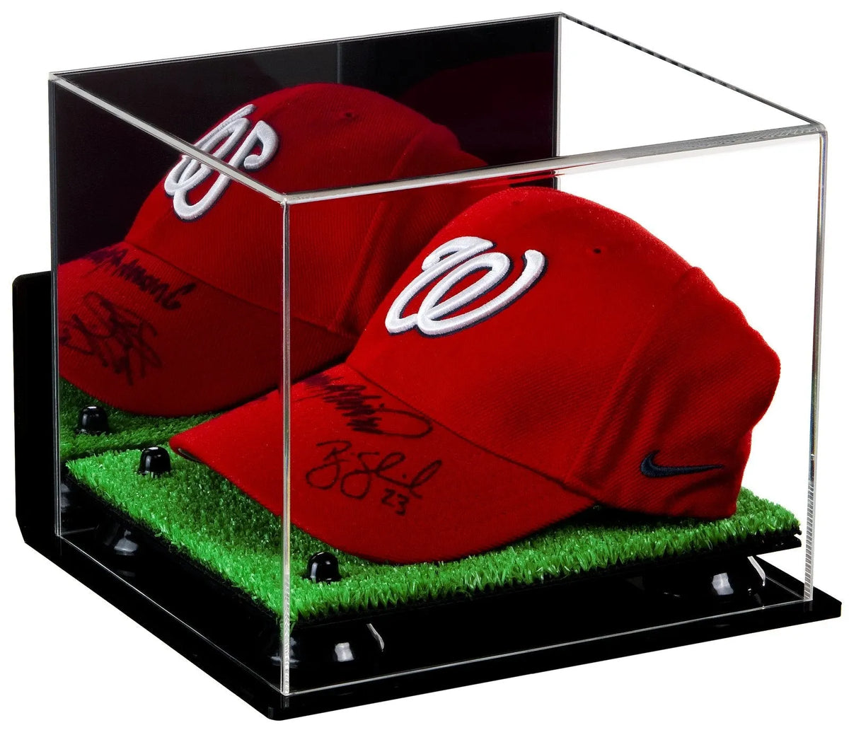 Acrylic Baseball Cap Display Case - Mirror Wall Mounts (A006/V21)