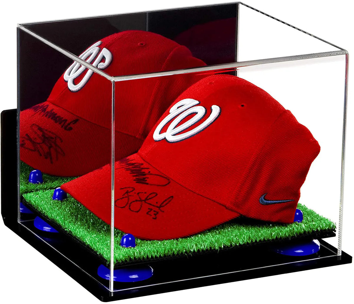 Acrylic Baseball Cap Display Case - Mirror Wall Mounts (A006/V21)