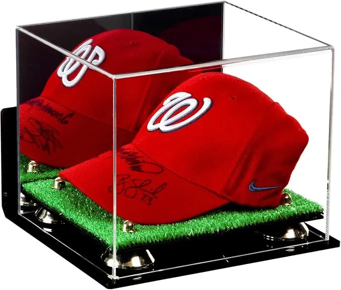 Acrylic Baseball Cap Display Case - Mirror Wall Mounts (A006/V21)