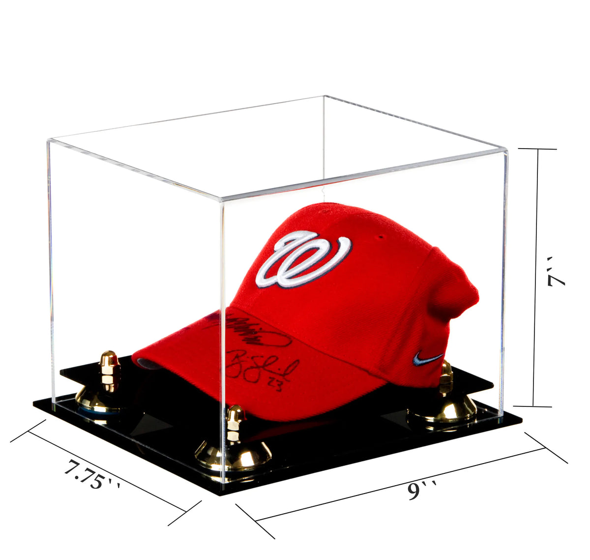 Acrylic Baseball Cap Display Case - Clear (A006/V21)