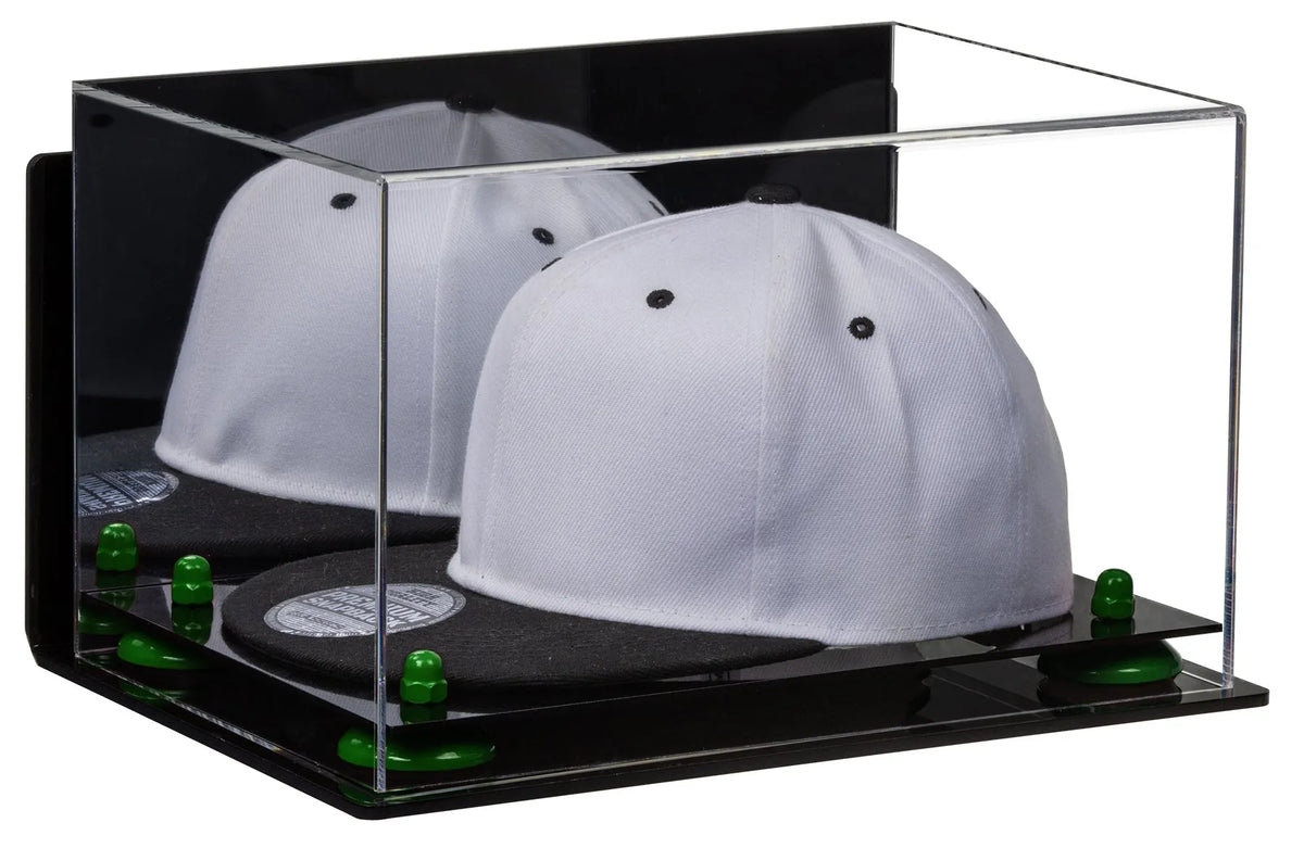 Snapback Hat or Baseball Cap Display Case - Mirror Wall Mount (A018/V40)