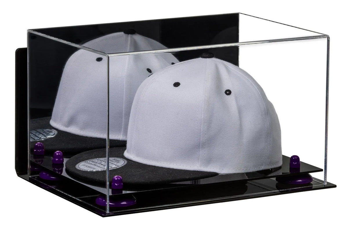 Snapback Hat or Baseball Cap Display Case - Mirror Wall Mount (A018/V40)